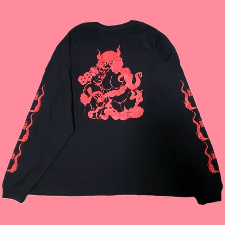 【受注生産】ゆるふわぴんくチャン×BBW×peequodコラボビッグシルエットロンT