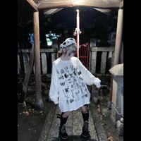 解体シン書大版印刷ビッグシルエットロンT