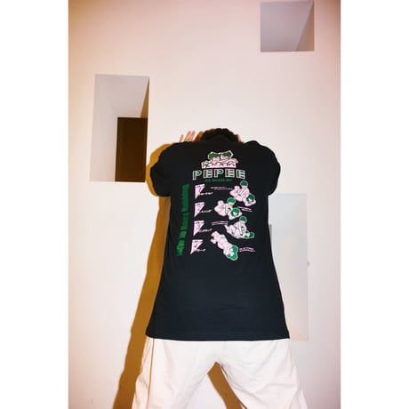 ぺぺローション×peequodコラボビッグシルエットtee