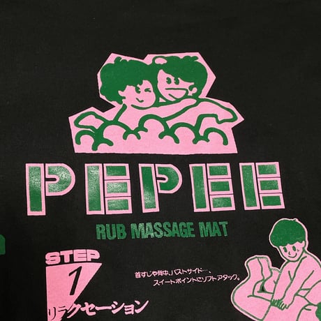 ぺぺローション×peequodコラボビッグシルエットtee