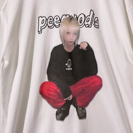 高級猫を着た高級猫ビッグシルエットtee WHITE