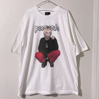 高級猫を着た高級猫ビッグシルエットtee WHITE