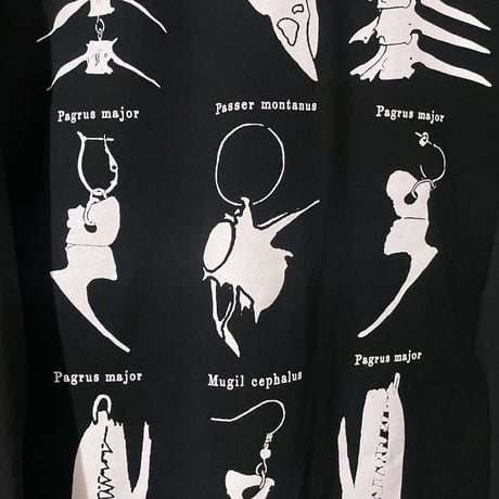 骨具×peequod ビッグシルエットロンT