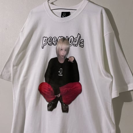 高級猫を着た高級猫ビッグシルエットtee WHITE