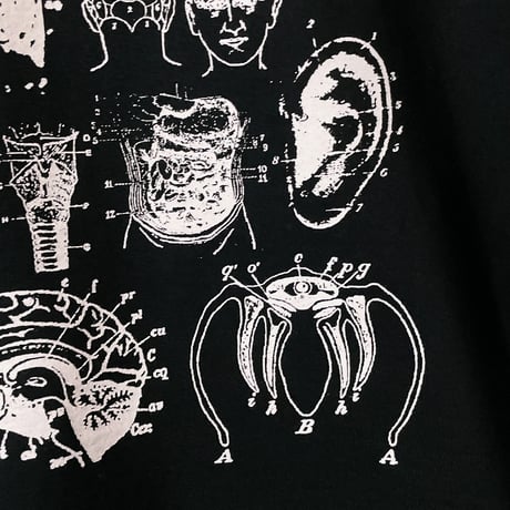 解体シン書大版印刷ビッグシルエットtee