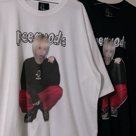 高級猫を着た高級猫ビッグシルエットtee WHITE