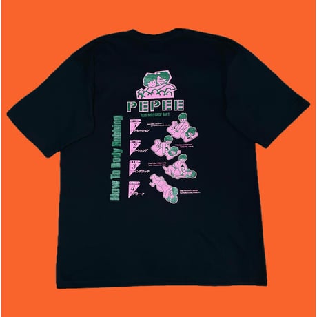 ぺぺローション×peequodコラボビッグシルエットtee