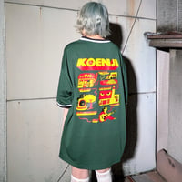 高円寺MAPゲームシャツ〜いっしょにおさんぽver〜 green
