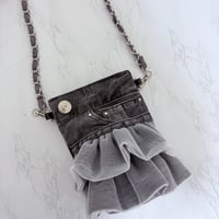black✖️ホワイトチュール(シルバー金具)