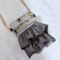 gray✖️ブラックチュール(ゴールド金具)
