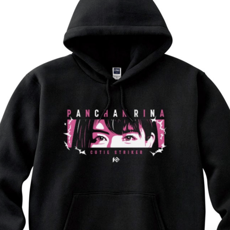 ぱんちゃん璃奈×KOパーカー(BLACK) | KNOCK OUT & REBELS OFFI ぱんちゃん璃奈×KOパーカー(BLACK) | KNOCK OUT & REBELS OFFI