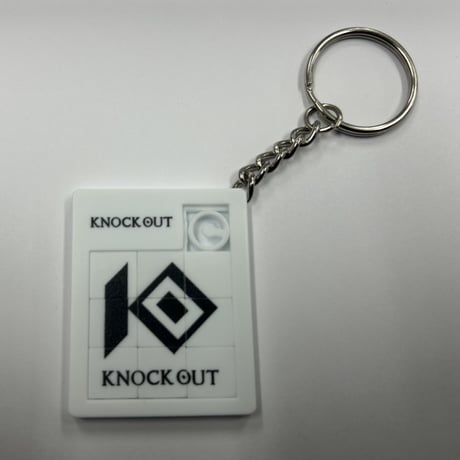 KNOCK OUT オリジナルパズルキーホルダー