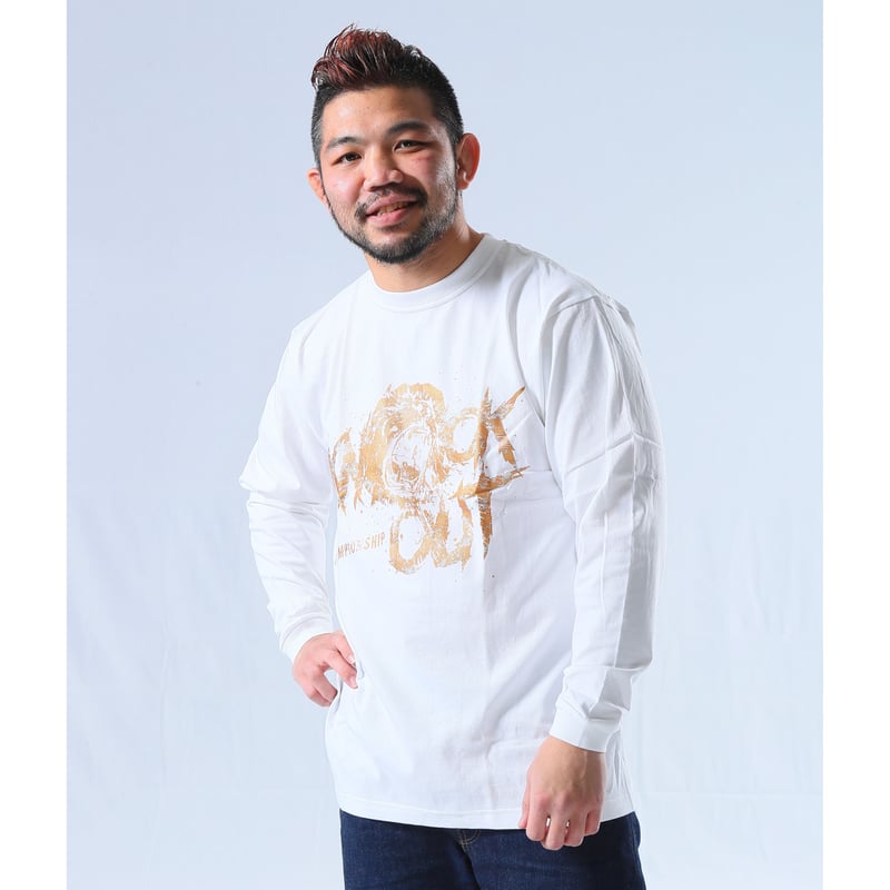 CHAMPIONSHIP ”SHOUT” ロングスリーブTシャツ WHITE | KNOCK