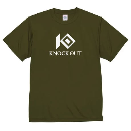 KNOCK OUT ドライシルキータッチ Tシャツ