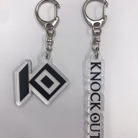 KNOCK OUT アクリルキーホルダー