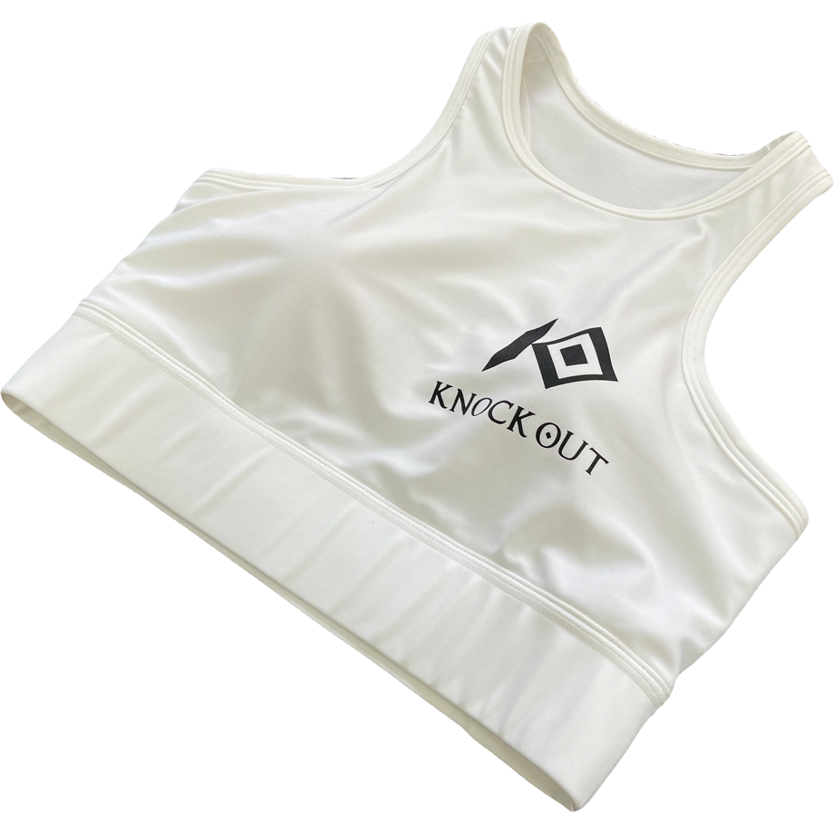 スポーツブラ（無地・ホワイト） | KNOCK OUT & REBELS OFFICIAL SHOP