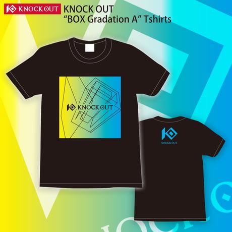 KNOCK OUT グラデーションTシャツ