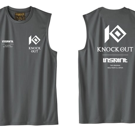 KNOCK OUT × inspirit コラボDRYノースリーブTシャツ