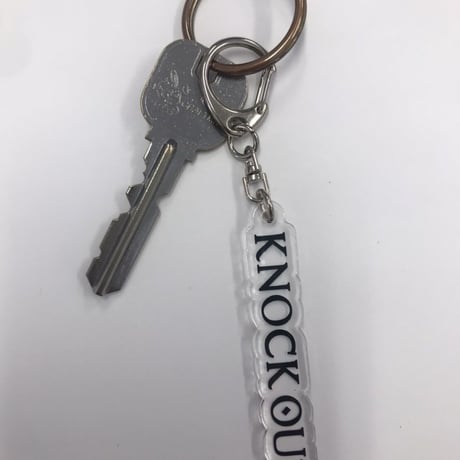 KNOCK OUT アクリルキーホルダー