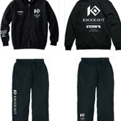 【一点物‼️】KNOCKOUT ノックアウト セットアップ2XL 長袖 CATEGORY TRANING WEAR | KNOCK OUT & REBELS OFFI