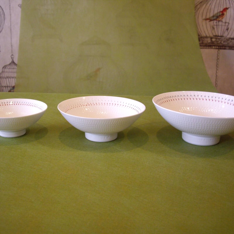 波佐見焼 一真窯 「色染めカンナ平茶碗（中）」 | koselig-shop