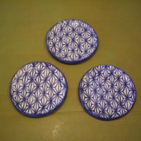 KUA工房 『麻柄 平皿』10ｃｍ