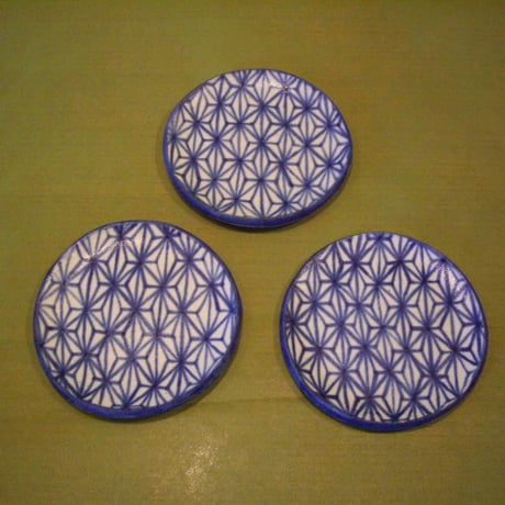 KUA工房 『麻柄 平皿』10ｃｍ