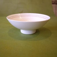 波佐見焼　一真窯      「色染めカンナ平茶碗（大）」