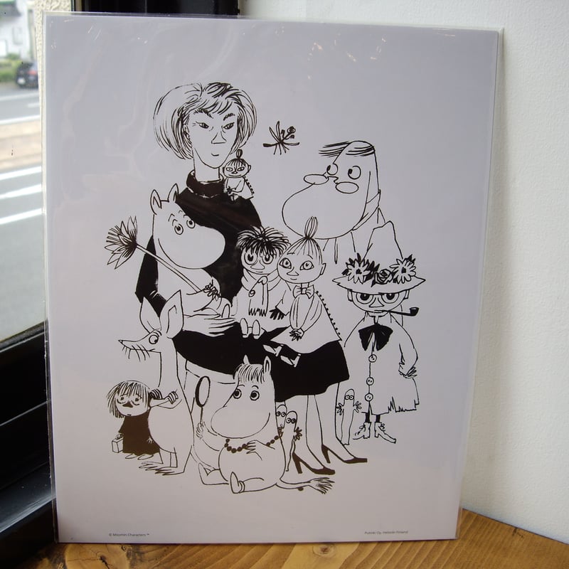 トーベファミリー モノクロミニポスター | koselig-shop