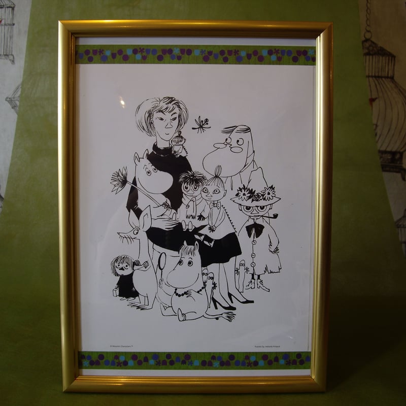 アートポスター トーベ・ヤンソン ミュージアムポスター Amazon.co.jp: MKAN ムトポスターイラストアートトーベヤンソン