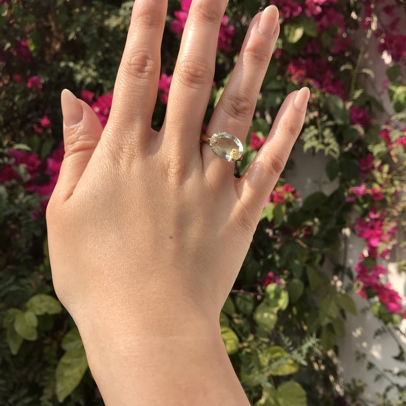 Raanii[キャンディリング]グリーンアメジストS | Maharani Garden