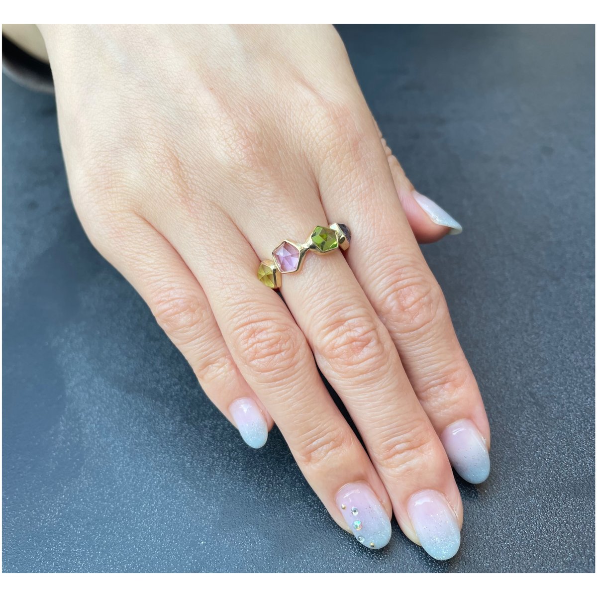 GEM PALACE[リング]マルチカラーストーン9号② | Maharani Garden