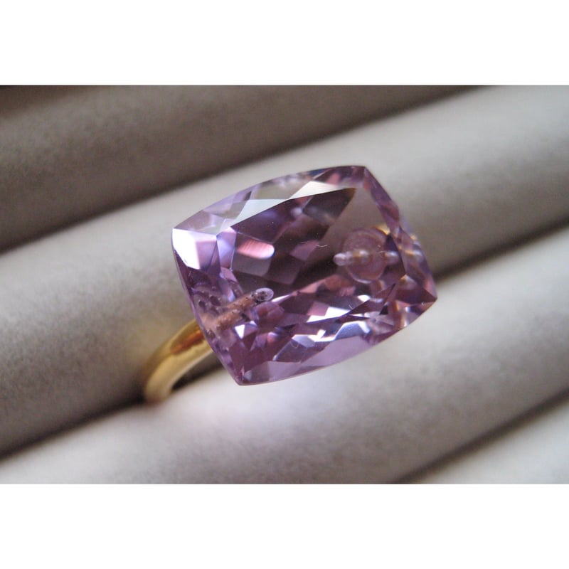 Raanii【リング】アメジスト キャンディスクエア | Maharani Garden