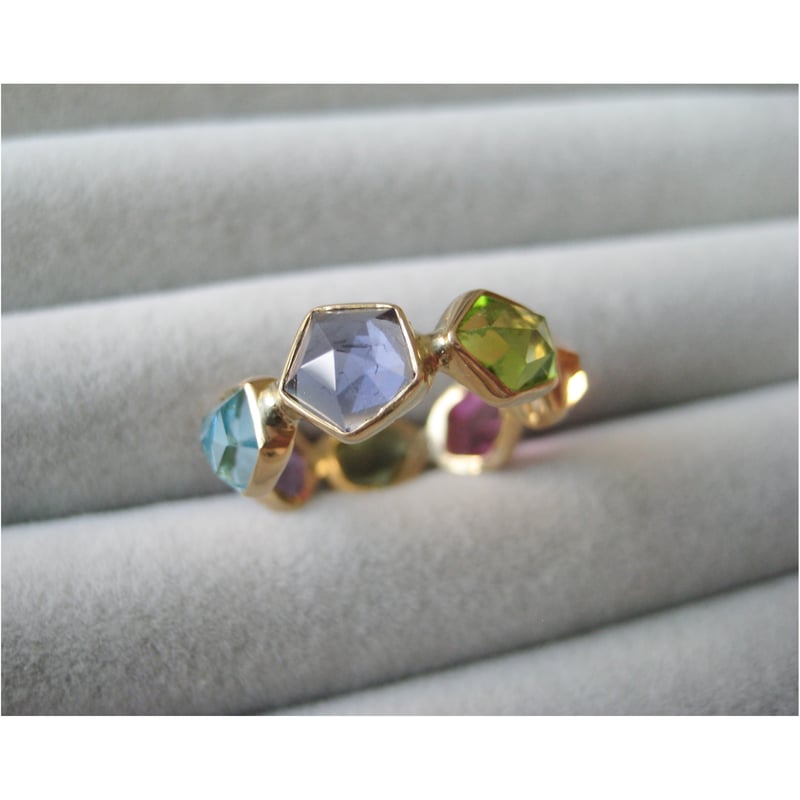 GEM PALACE[リング]マルチカラーストーン9号① | Maharani Garden