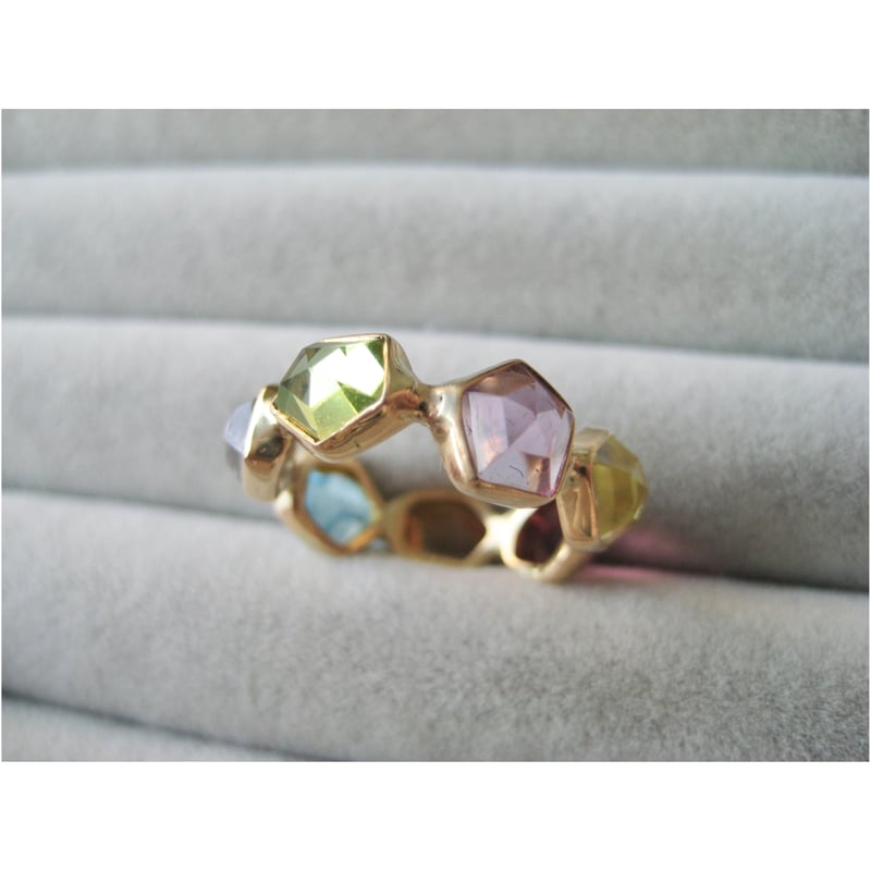 ジェムパレス　マルチストーン18Kリング GEM PALACE[リング]マルチカラーストーン9号② | Maharani Garden