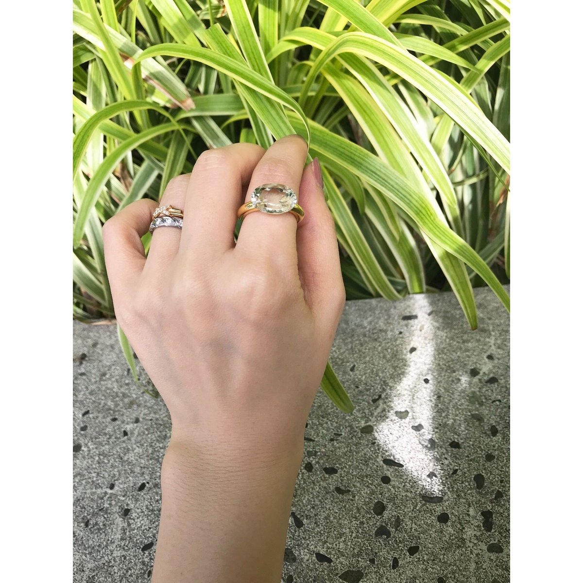 Raanii[キャンディリング]グリーンアメジストS | Maharani Garden