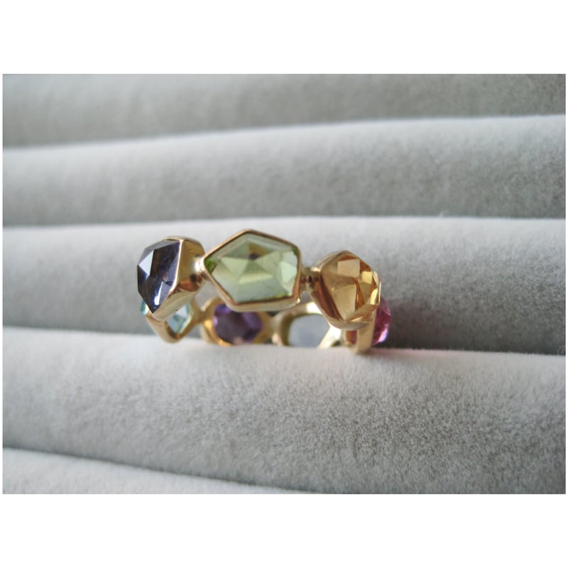 ジェムパレス　マルチストーン18Kリング ジェムパレス マルチストーン18Kリング