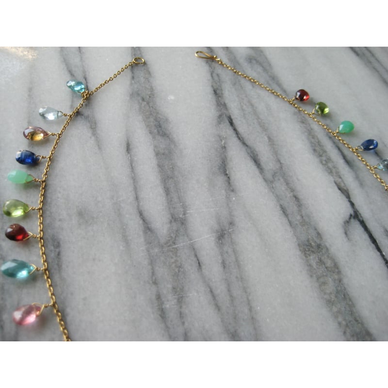 GEM PALACE[ネックレス]マルチストーン+トルマリン | Maharani Garden