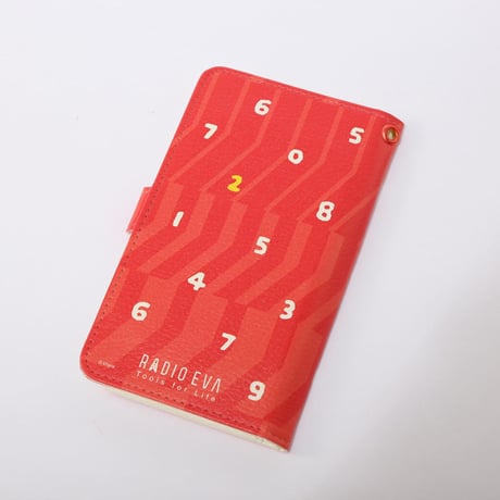 EVANGELION Android Diary Case (textile design by SOU・SOU) 弐号機