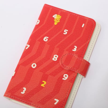 EVANGELION Android Diary Case (textile design by SOU・SOU) 弐号機