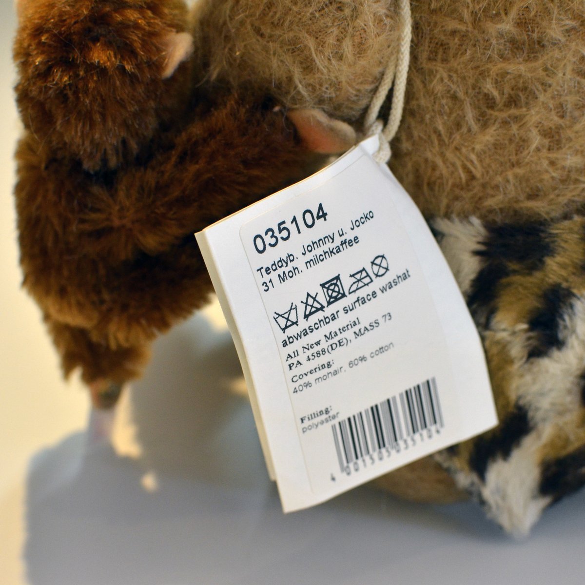 シュタイフ テディベア / ジョニー＆ジョコ | くまの王様 ネットショップ