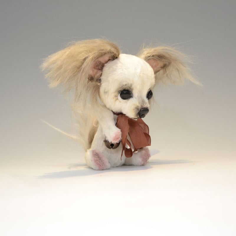 シュタイフ　チワワ 希少 極美品】 Steiff ぬいぐるみ チワワ (シュタイフ ドール 犬