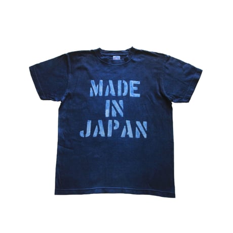 型染め「MADE IN JAPAN」 藍染めTシャツ