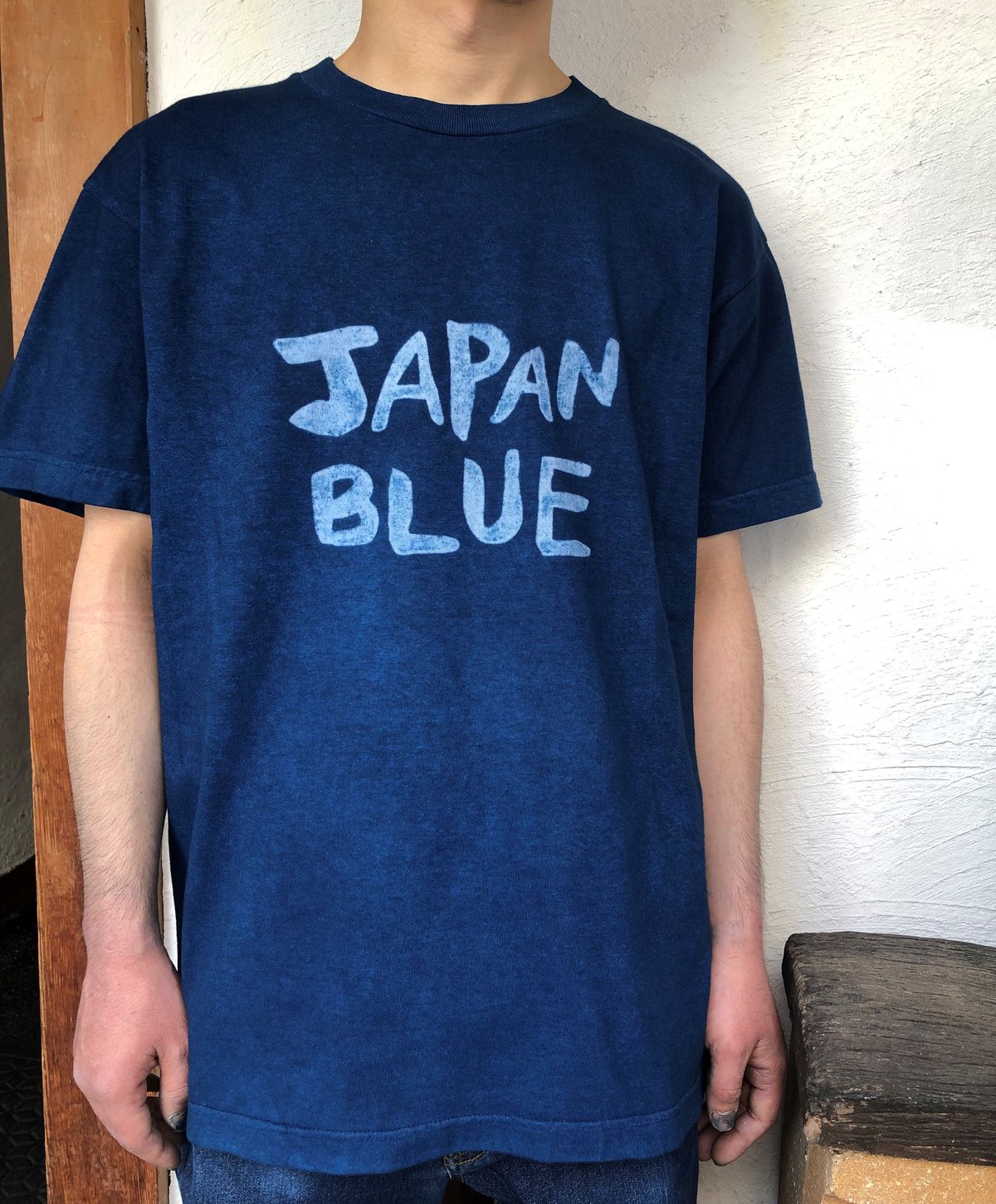 新座店 藍染めラグランT-SHIRT【値段交渉不可】 | magkin.org