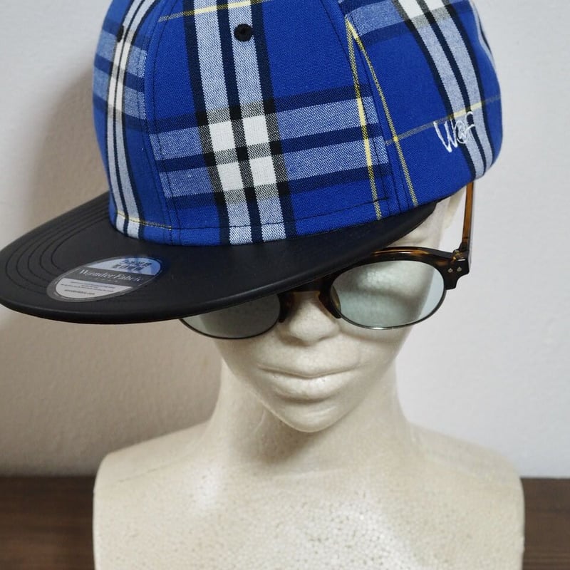 NEWERA THE STAND コラボ　LA ベースボールキャップ　チェック柄 青チェック柄のベースボールキャップです！ | toitofabric