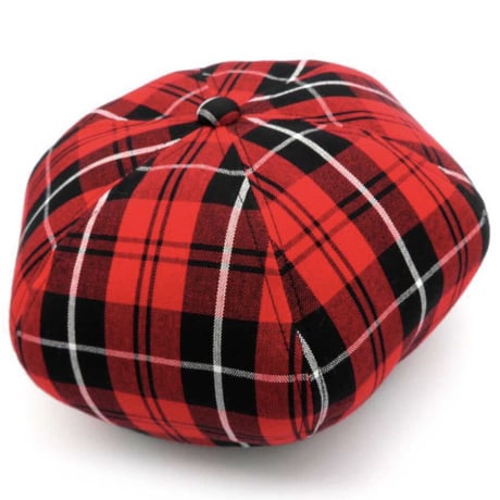 Wonderfabricとのコラボ商品！赤チェックのベレー帽