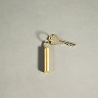Brass pill keyholder