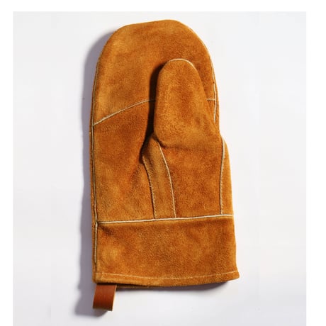 Leather mittens　M