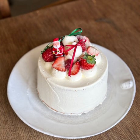 クリスマスいちごシフォンケーキ （グルテンフリー）【各日限定5台】