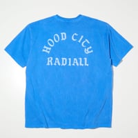 RADIALL "HAWK"-CREW NECK T-SHIRT S/S FADED BLUE